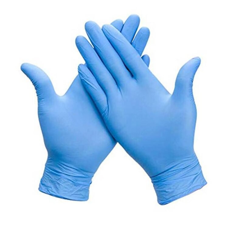 Caja de guantes nitrilo azul 1x100